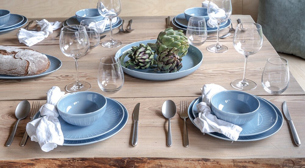 Arzberg-teller-schale-speiseteller-tischgedeck-bunt-schlicht-weiss