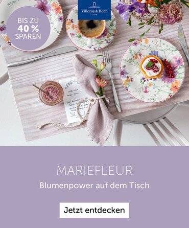 Mariefleur: Blumenpower von Villeroy & Boch jetzt bis zu 40 % sparen
