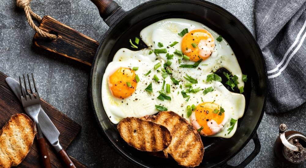 Spiegeleier Pfanne