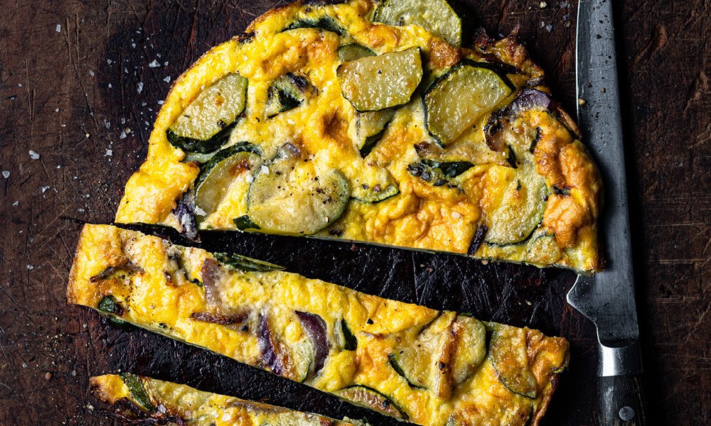 tischwelt Rezept Italienisch vegetarisch GU Verlag Zucchini Frittata
