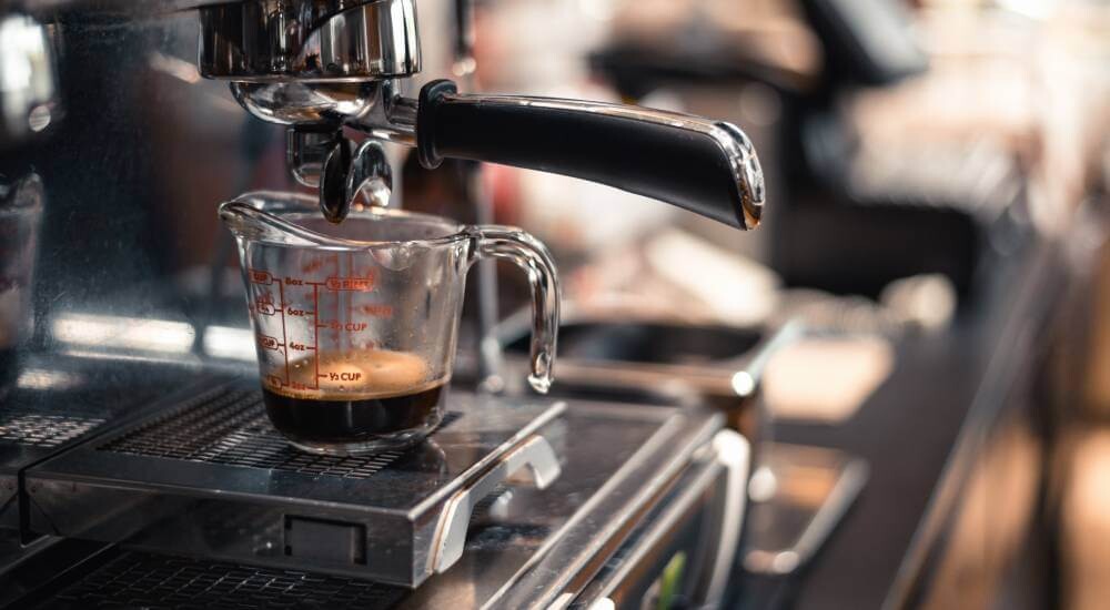 Messbecher für Kaffee