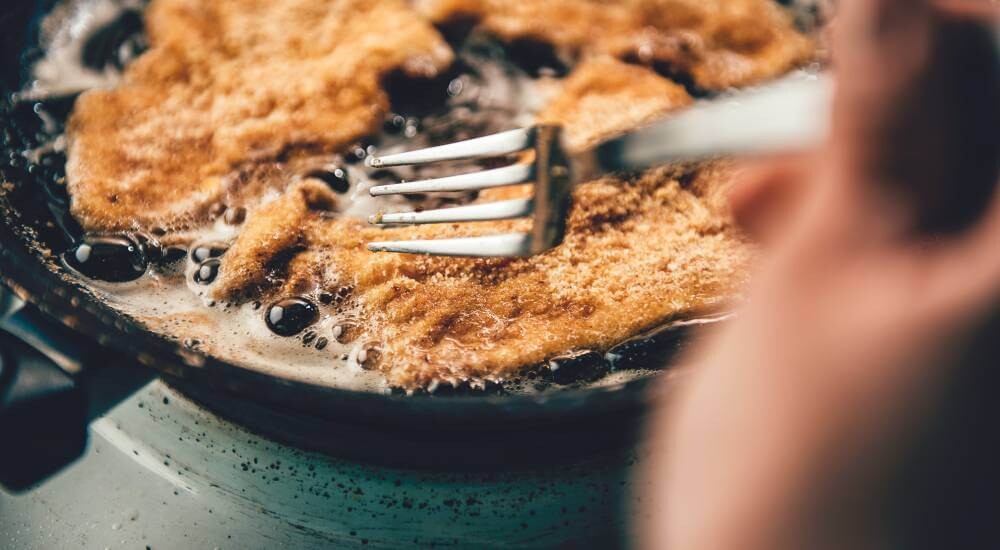 Pfanne für Schnitzel