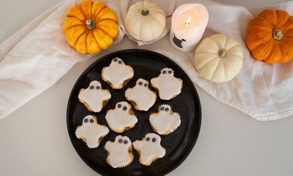 Süße Geister Muffins – perfekt für Halloween!