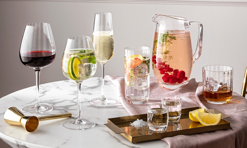 tischwelt Villeroy &amp; Boch Rose Garden Gläser Weingläser Wasserglas 