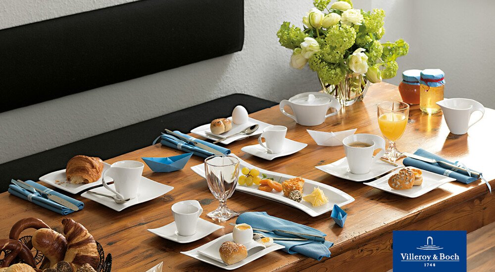 tischwelt-villeroy-boch-new-wave-geschirr-porzellan-teller-tasse-eierbecher-milchkaennchen-schuessel