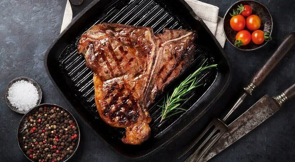 Pfanne für Grillen
