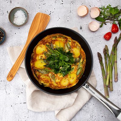 Frittata mit Frühlingsgemüse