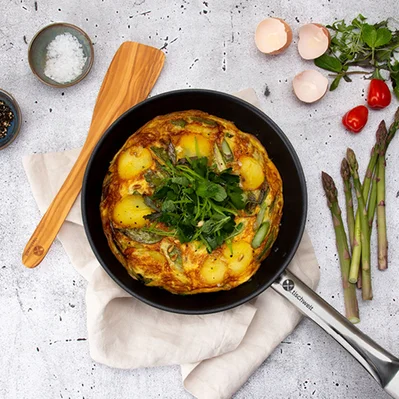 Frittata mit Frühlingsgemüse